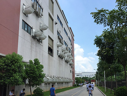 精密五金電子廠廣東長盈環(huán)?？照{(diào)安裝案例