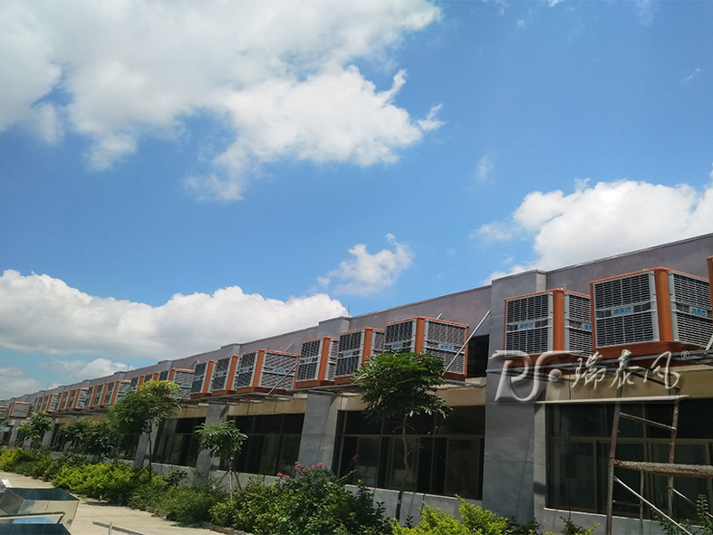肇慶環(huán)?？照{(diào)冷風機廠家瑞泰風安裝案例